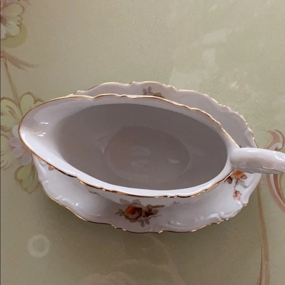 Antique Creamer Norway Rose by Mitterteich